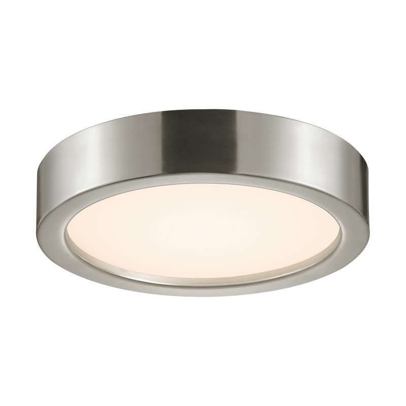 Orren Ellis Vaughan 1 Light 12" Simple Drum Flush Mount & Reviews